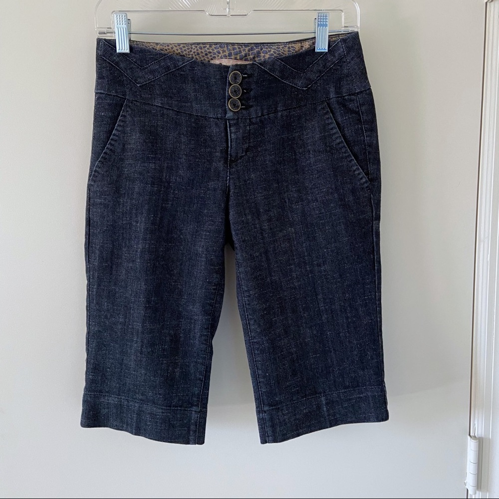 Boom Boom Jeans Cropped Capri Denim Pant Size 3
